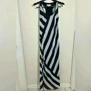 Michael Kors Maxi Dress Striped Sleeveless Casual Sundress Size XS